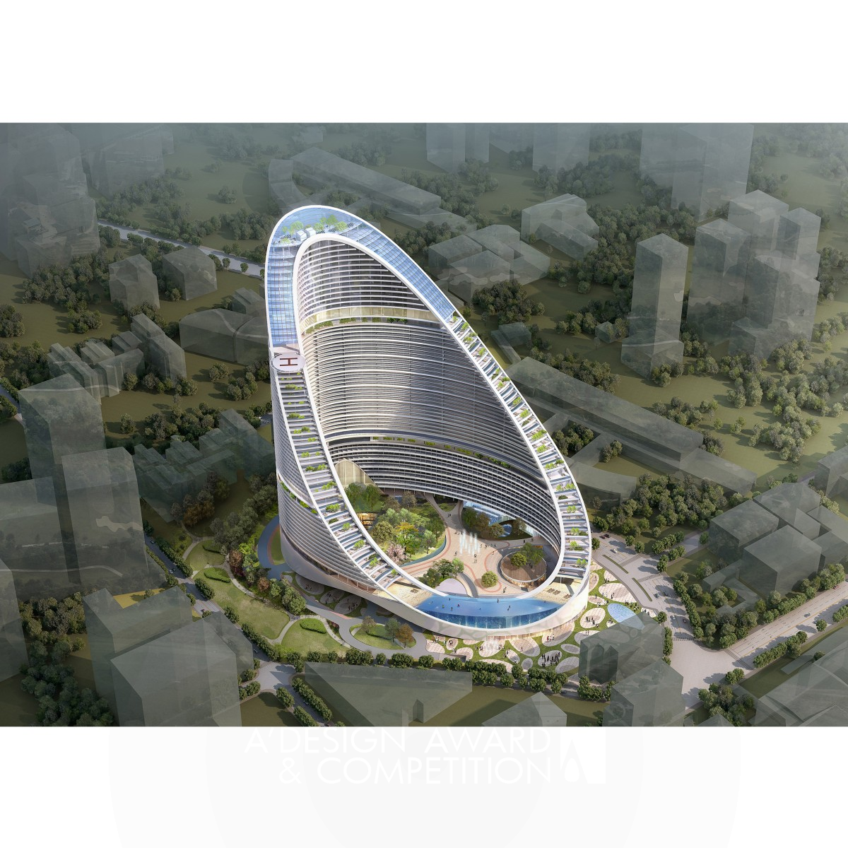 Doe O-Mega Urban Complex Building by Peng Architects Bronze Architecture, Building and Structure Design Award Winner 2022 