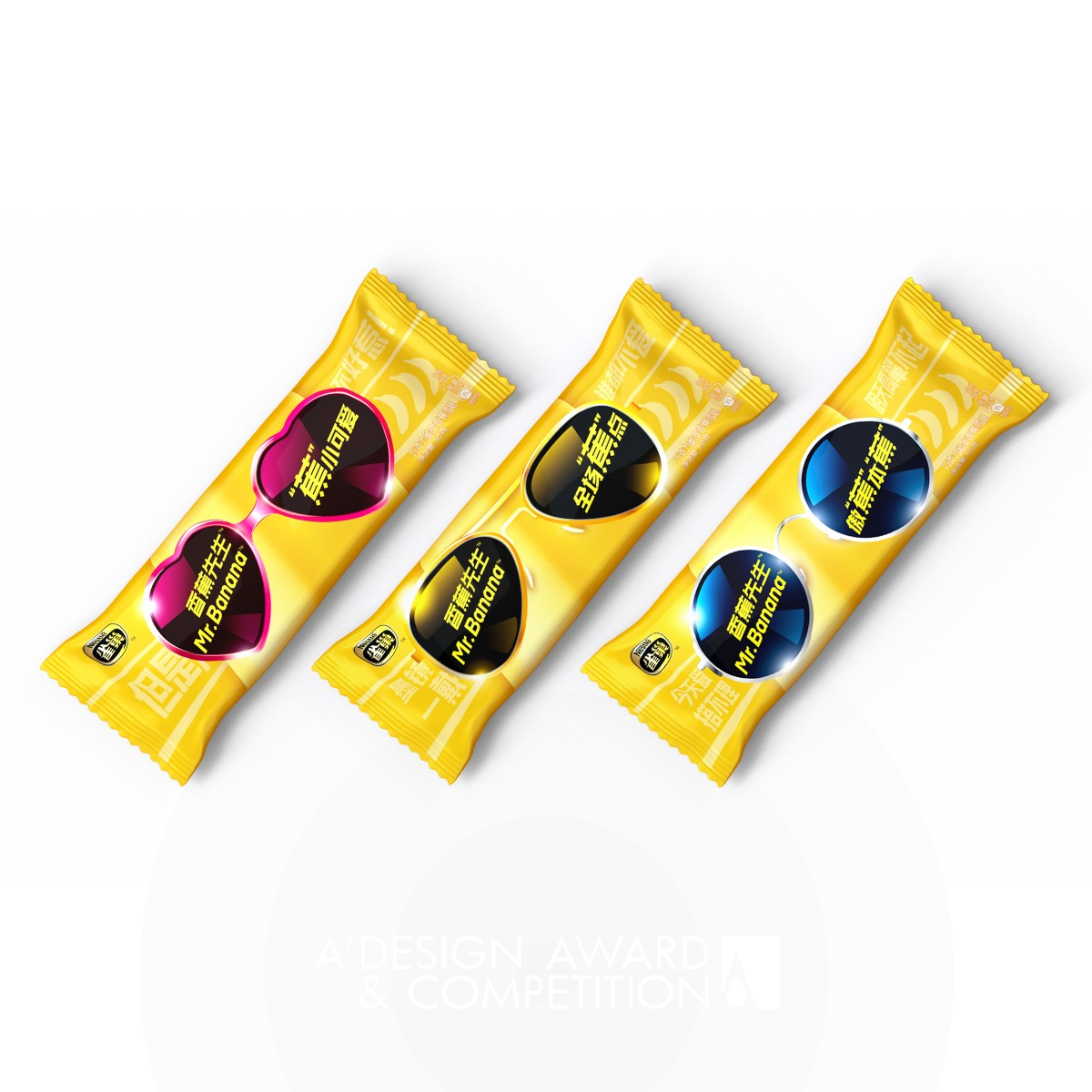 Nestle Mr. Banana Ice Cream by Blackandgold Shanghai Iron Packaging Design Award Winner 2022 