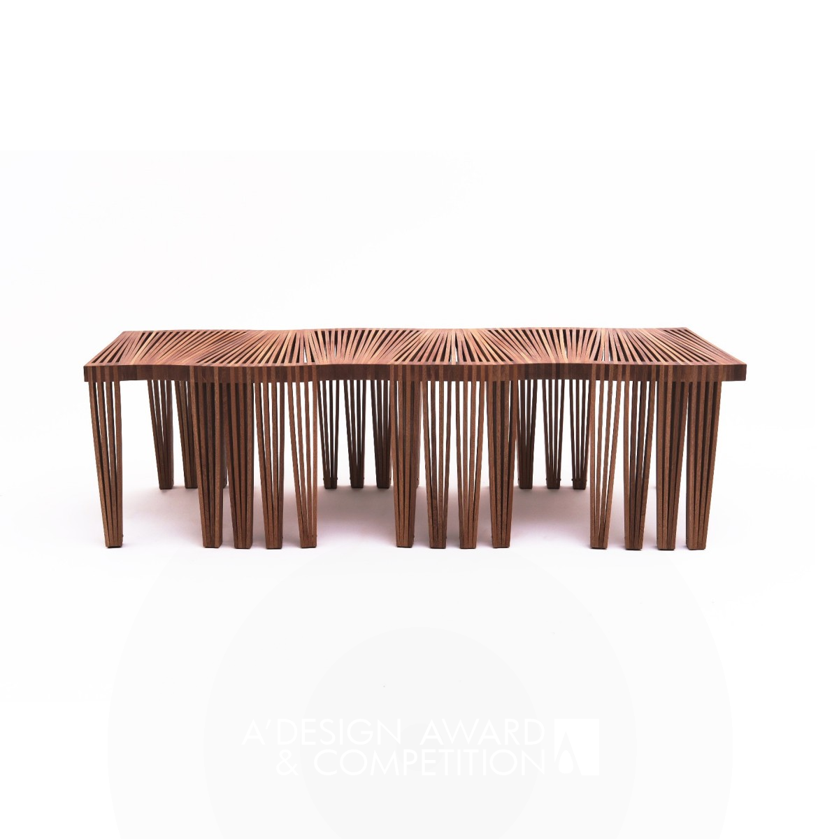 Optique Bench by Albert Potgieter Iron Furniture Design Award Winner 2022 