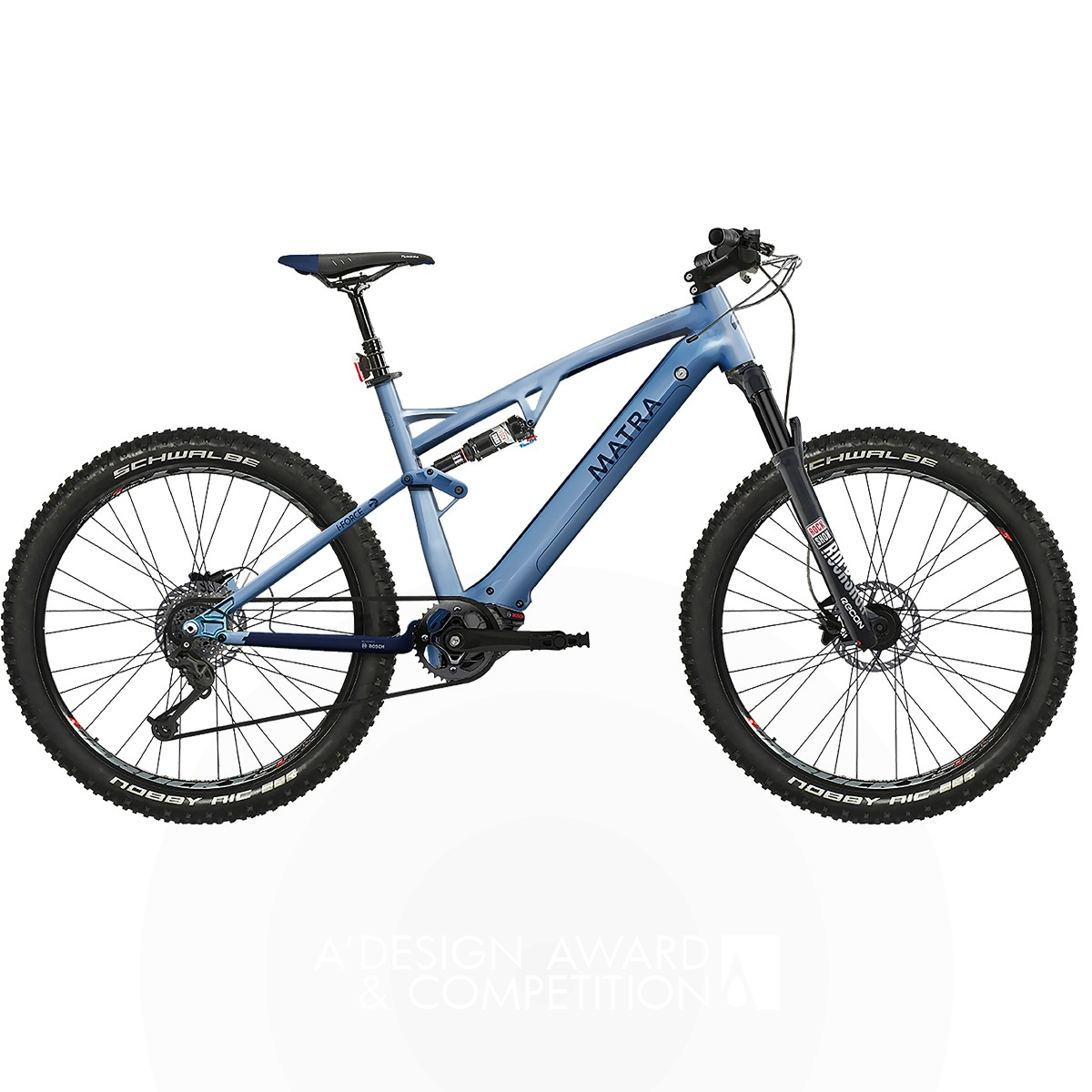 Matra Electric Mountain Bike by Asbjoerk Stanly Mogensen Silver Vehicle, Mobility and Transportation Design Award Winner 2022 