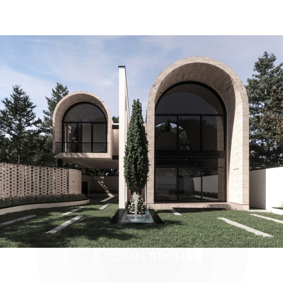 Two Arches Villa by Hossein Hassani and Amin Habibi Bronze Architecture, Building and Structure Design Award Winner 2022 