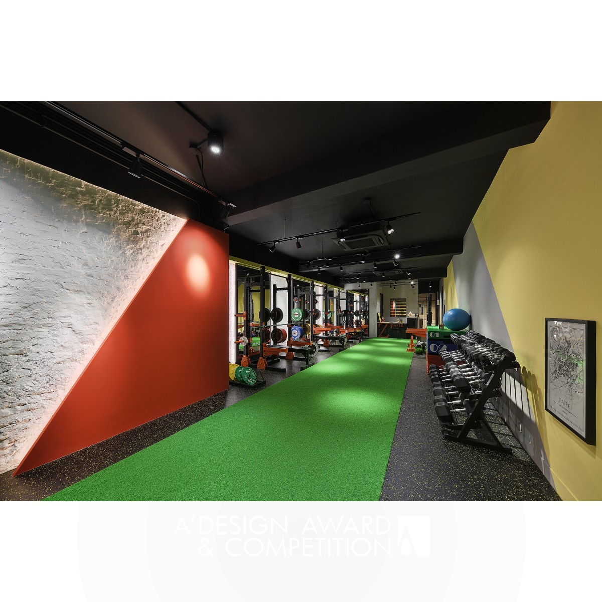 Colors and the Origin Gym by Chien-Yuan Wang Iron Interior Space and Exhibition Design Award Winner 2022 