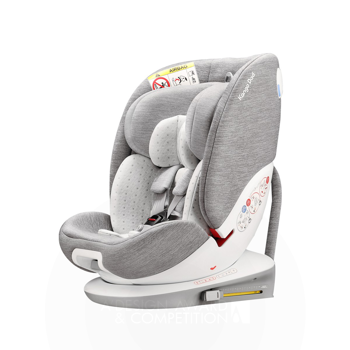 Kango Dad Funtrip V141 Baby Car Seat  by Baby First Design Team Silver Baby, Kids' and Children's Products Design Award Winner 2022 