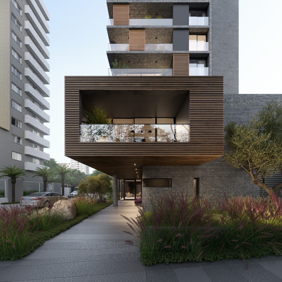 Sant Andrea Residential Bulding by Alberto Torres Bronze Architecture, Building and Structure Design Award Winner 2022 