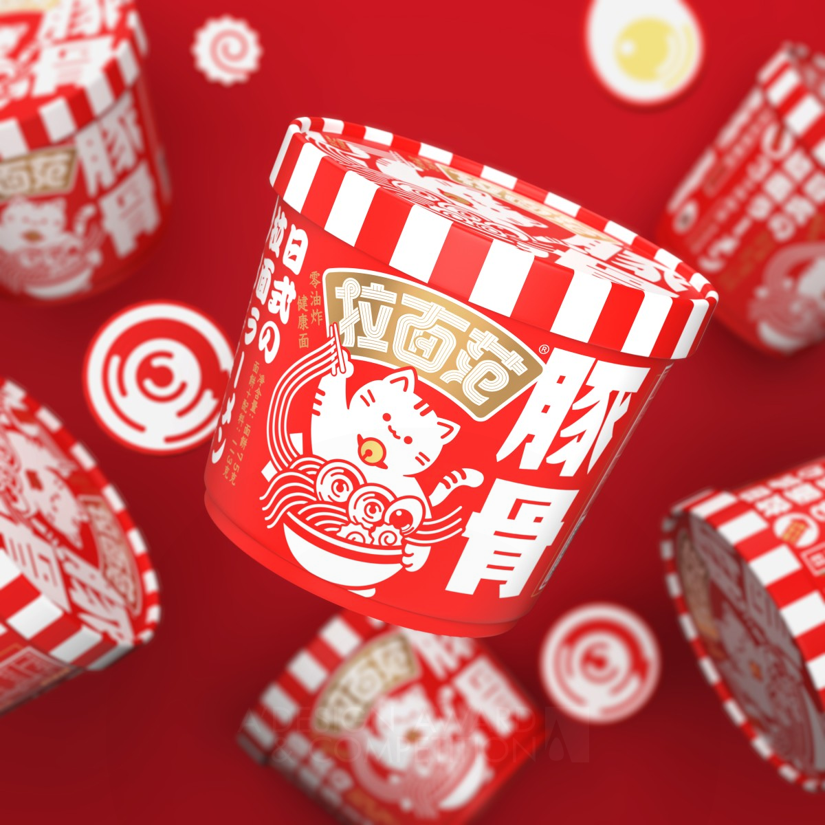 Ramen Fan Instant Noodles Packaging by Tiger Pan Bronze Packaging Design Award Winner 2022 