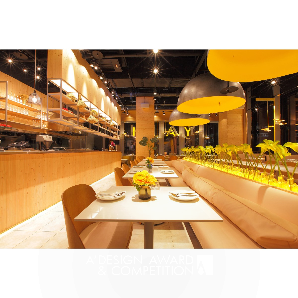 Yabi Kitchen Restaurant by Hui Chu Huang Bronze Interior Space and Exhibition Design Award Winner 2022 