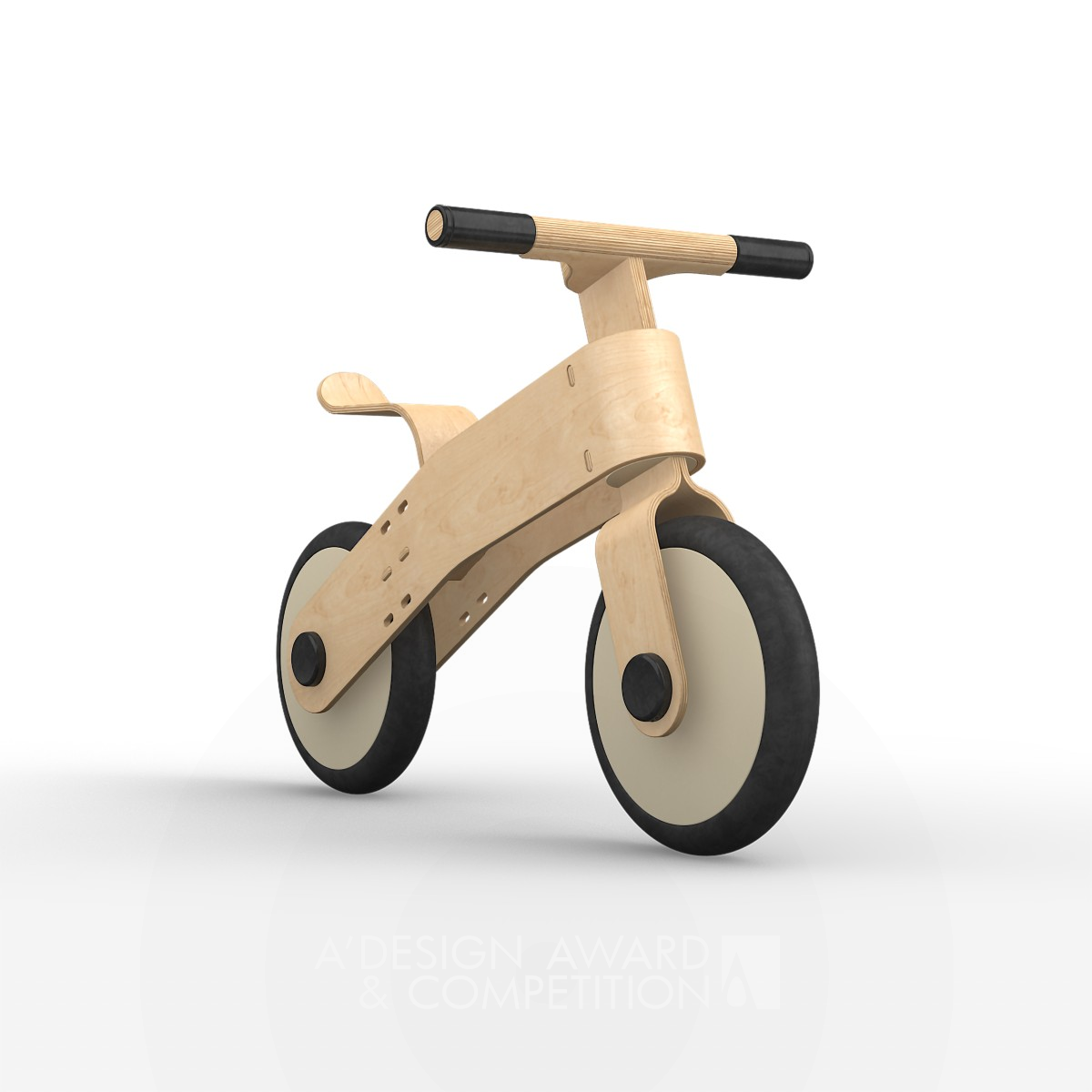 Choppy Wooden Balance Bike for Kids by Aldis Blicsons Iron Toys, Games and Hobby Products Design Award Winner 2022 