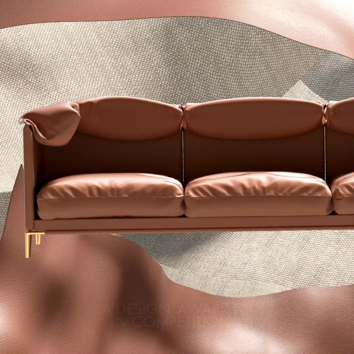 Flora Multifunctional Sofa by Nan Li and Hesu Dong Iron Movie, Video and Animation Design Award Winner 2022 