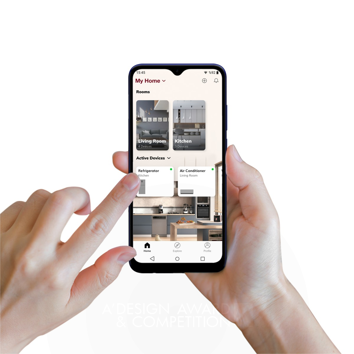 Vestel Evin Akli Smart Home App by Vestel UX and UI Design Group Silver Mobile Technologies, Applications and Software Design Award Winner 2022 