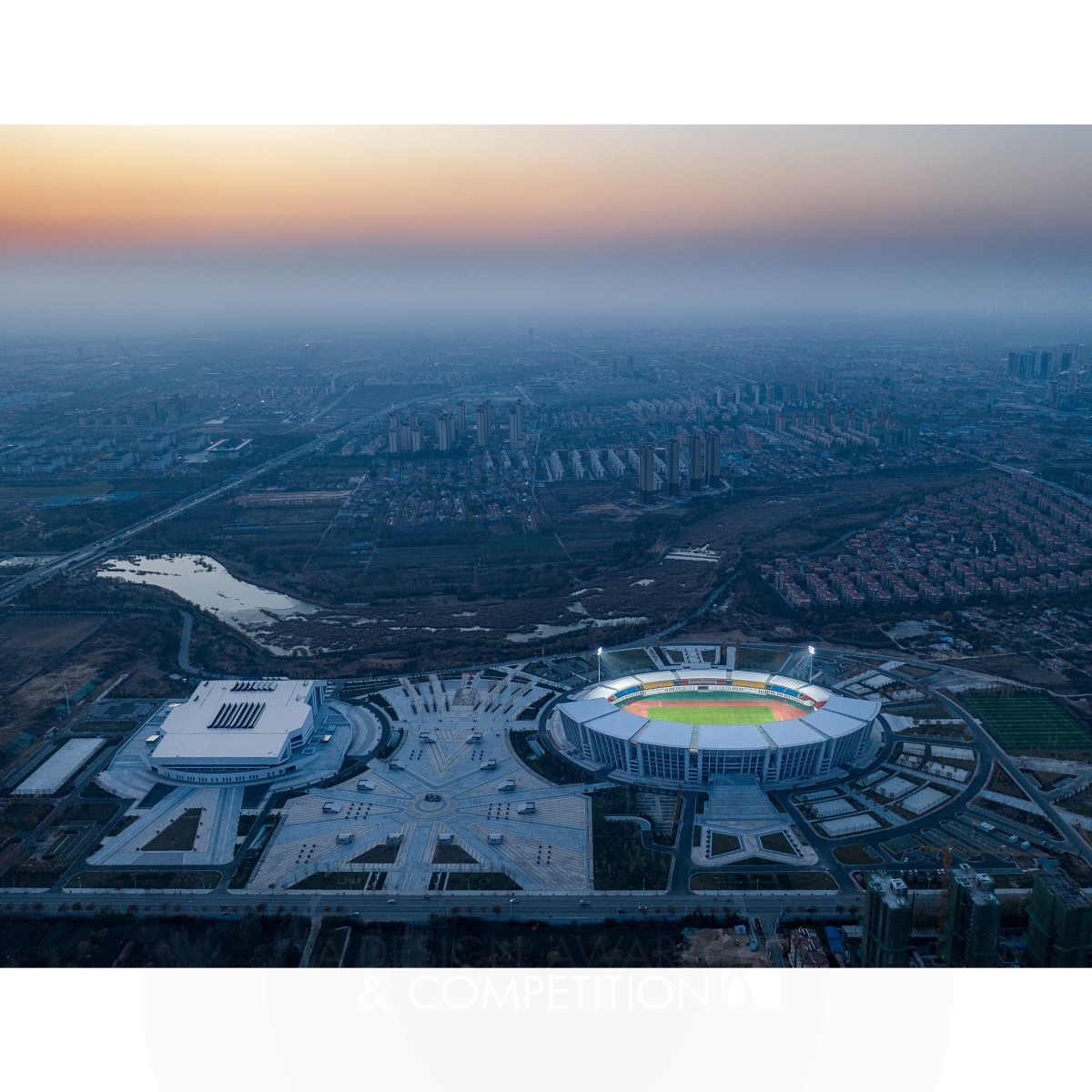 Qingdao Pingdu Olympic Center Sport Venue by Jian Wu Silver Architecture, Building and Structure Design Award Winner 2022 