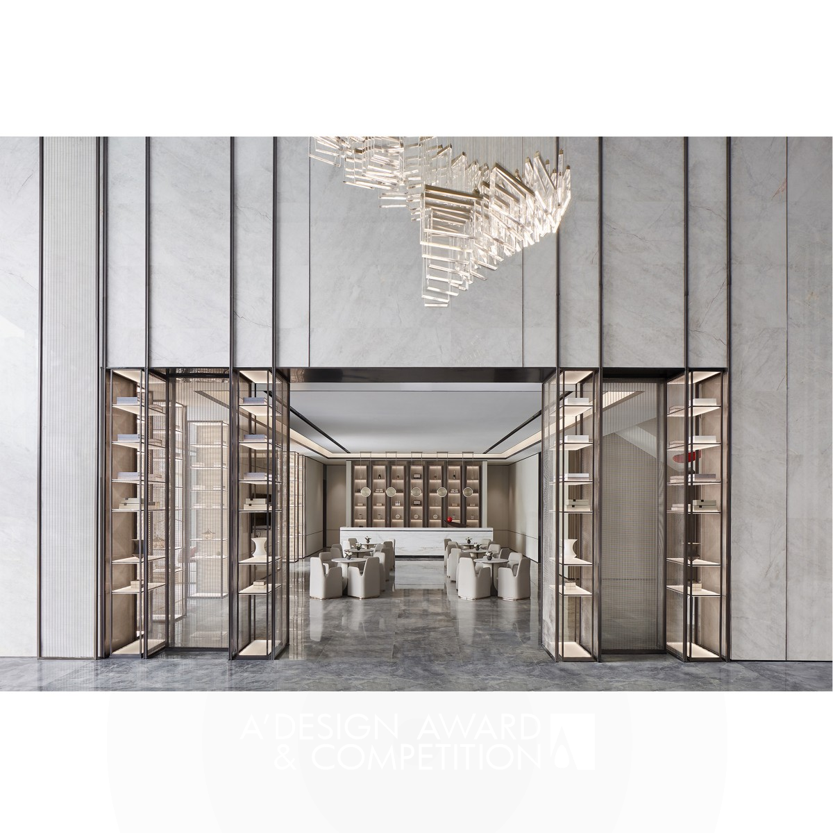 Skyview Mansion Sales Center by F.G Studio Silver Interior Space and Exhibition Design Award Winner 2022 