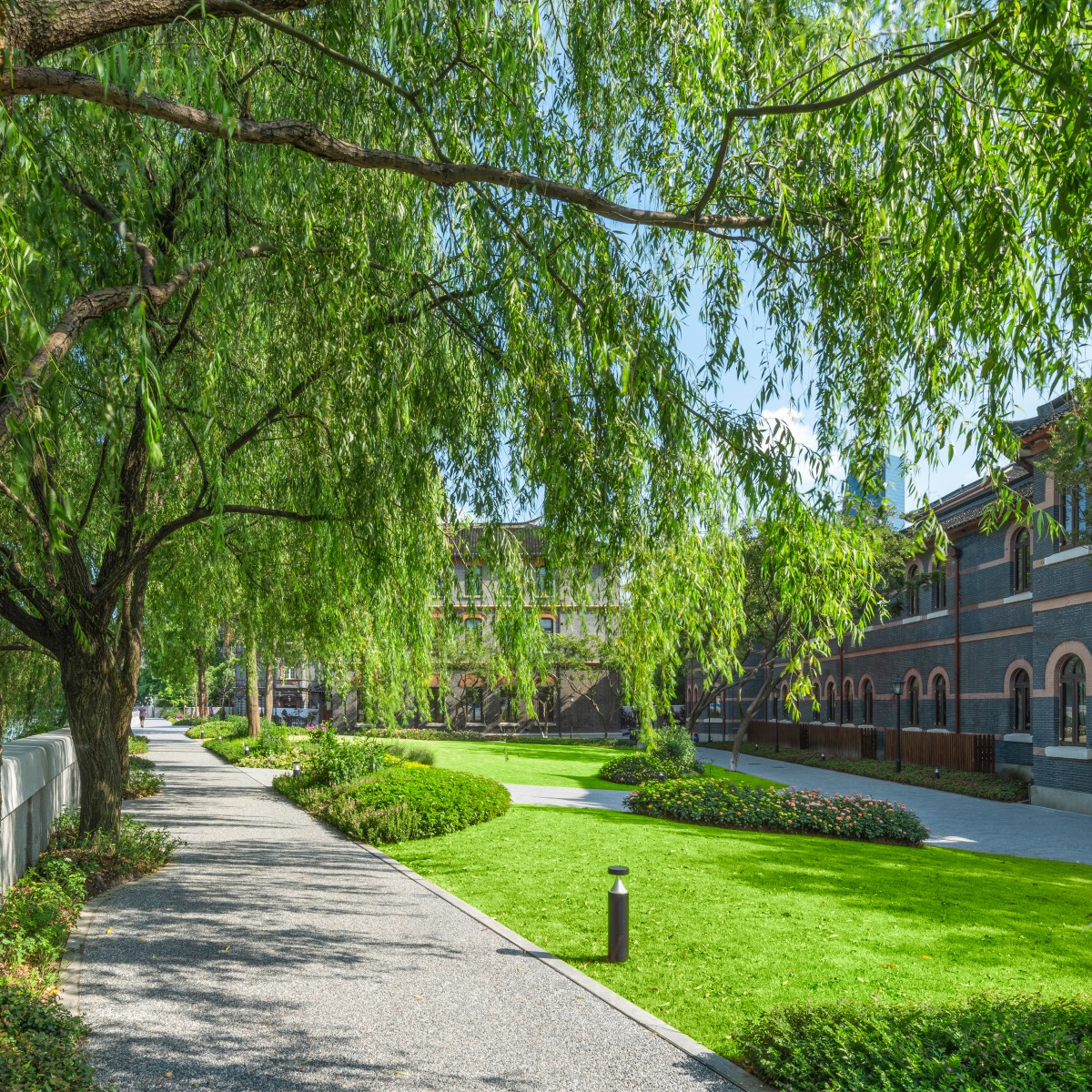 Suzhou Creek Waterfront and Campus Landscape by Minghua Xue and Lin Wang Bronze Landscape Planning and Garden Design Award Winner 2022 