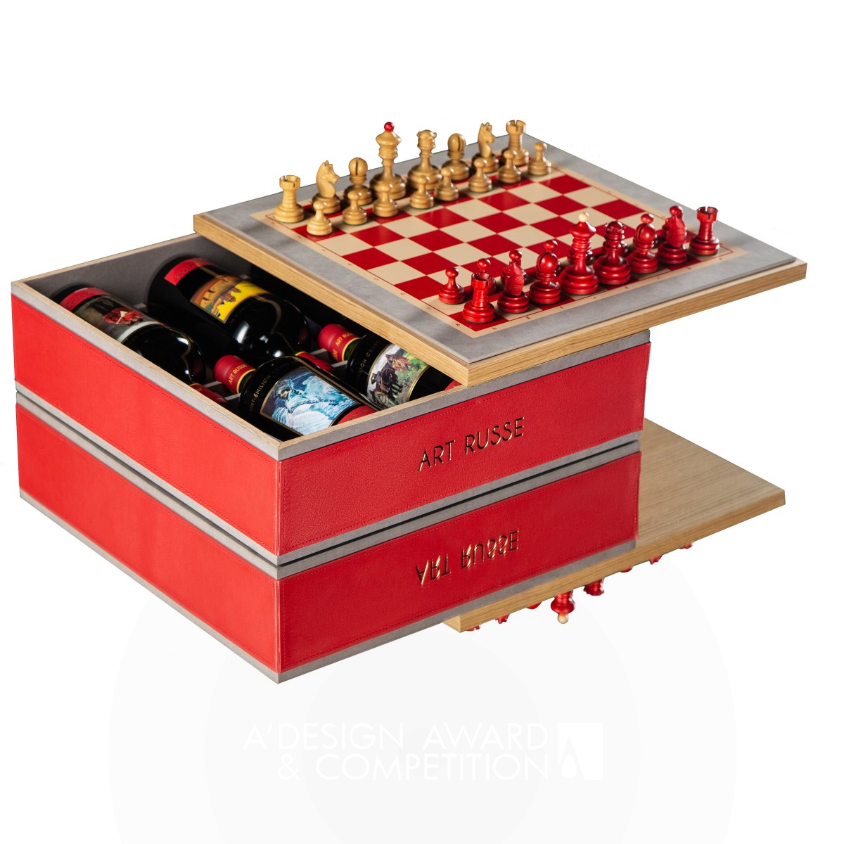 Wine and Chess Case by Andrei Filatov Iron Packaging Design Award Winner 2022 