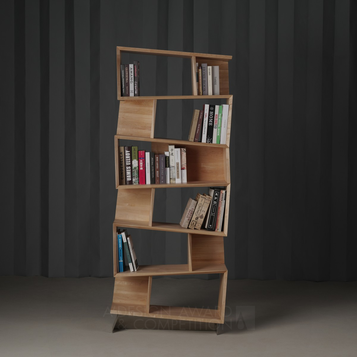 Origami Bookshelf by Liu Zulong and Xia Yiting Bronze Furniture Design Award Winner 2022 