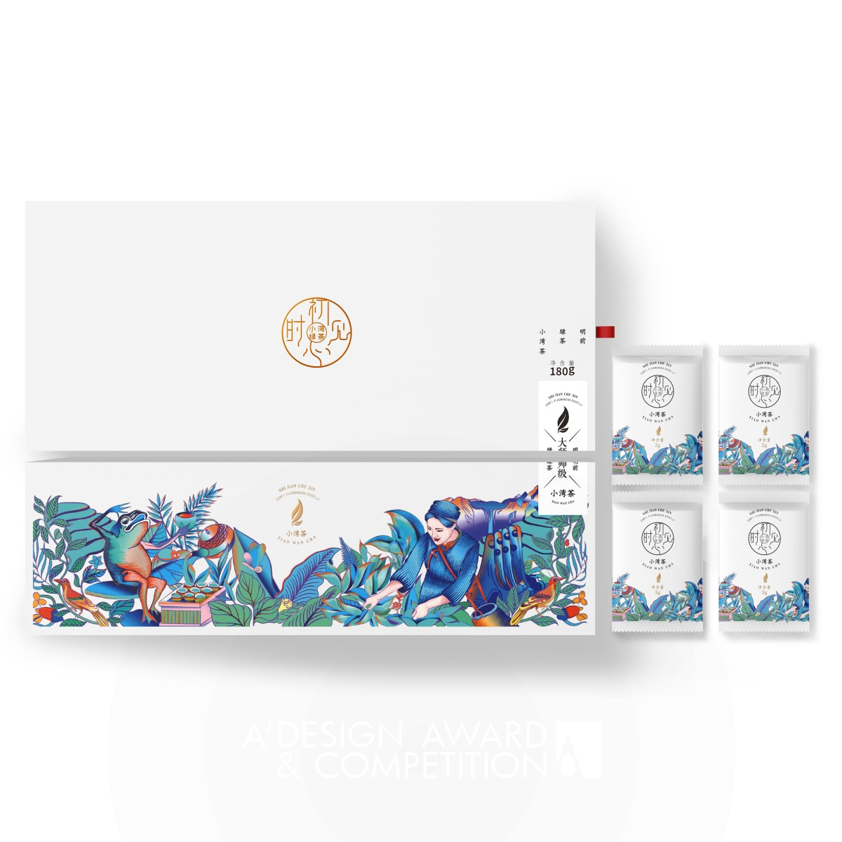 Shijian Chuxin Tea Packaging by Longxiang Li Golden Packaging Design Award Winner 2022 