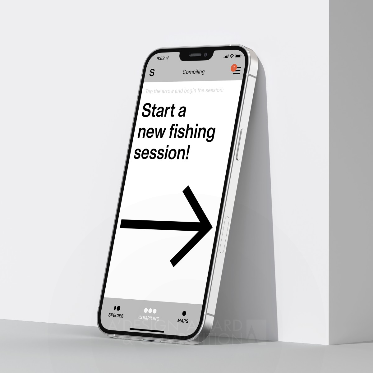 Catch Tracking Fishing App by Studio Syamo Iron Interface, Interaction and User Experience Design Award Winner 2022 