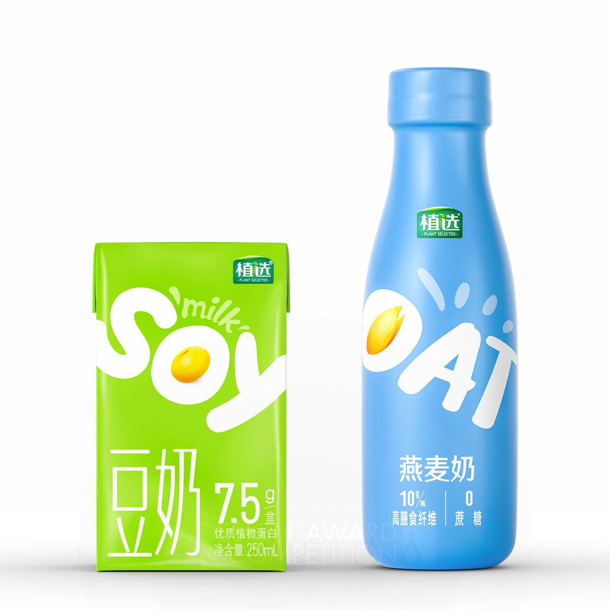 Plant Selected Beverage by Blackandgold Shanghai Bronze Packaging Design Award Winner 2022 