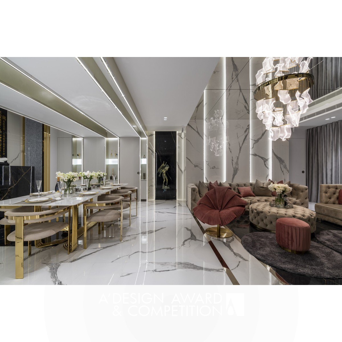 Montage Fantasia Residential  by Lo Fang Ming Iron Interior Space and Exhibition Design Award Winner 2022 