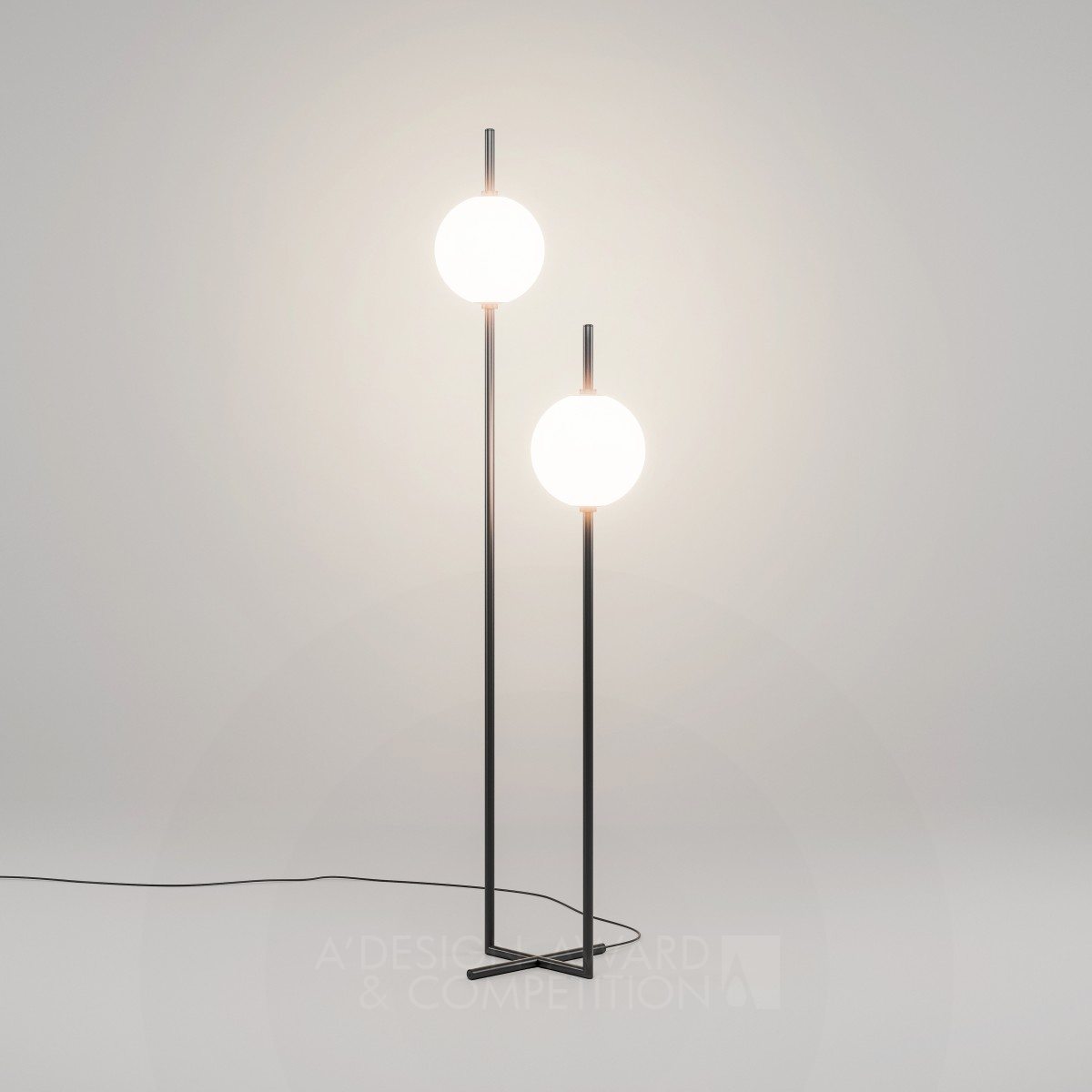 The Sixth Sence Floor Lamp by Alexey Danilin Silver Lighting Products and Fixtures Design Award Winner 2022 