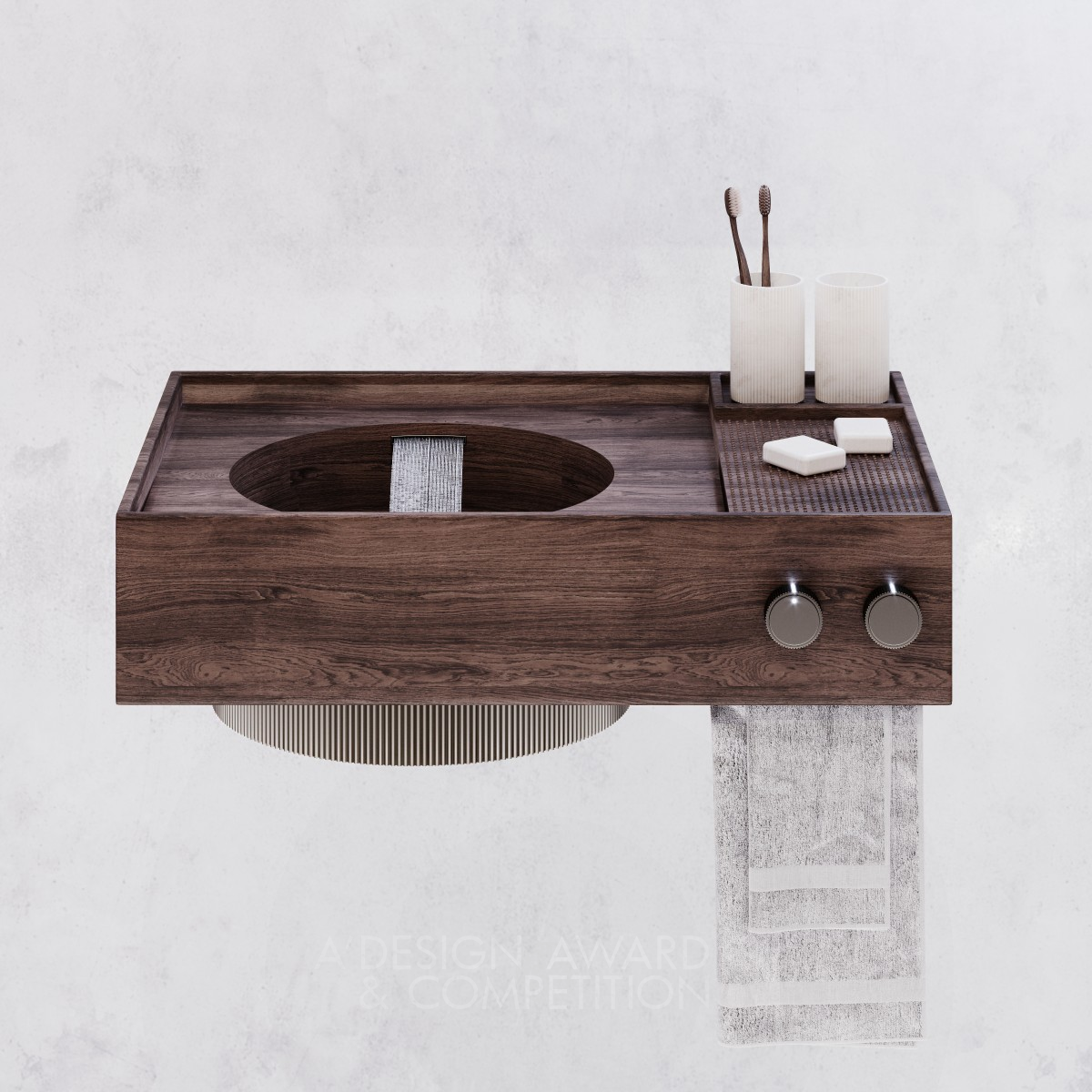 Danuna Washbasin 2in1 by Ekaterina Matveeva Bronze Bathroom Furniture and Sanitary Ware Design Award Winner 2022 