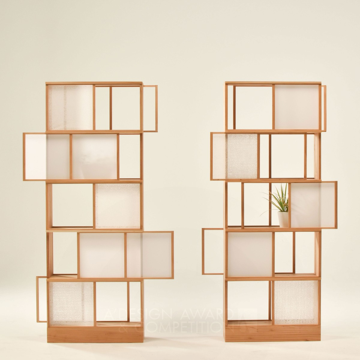 Shade Partition Shelf by Yuto Hiramatsu Bronze Furniture Design Award Winner 2022 