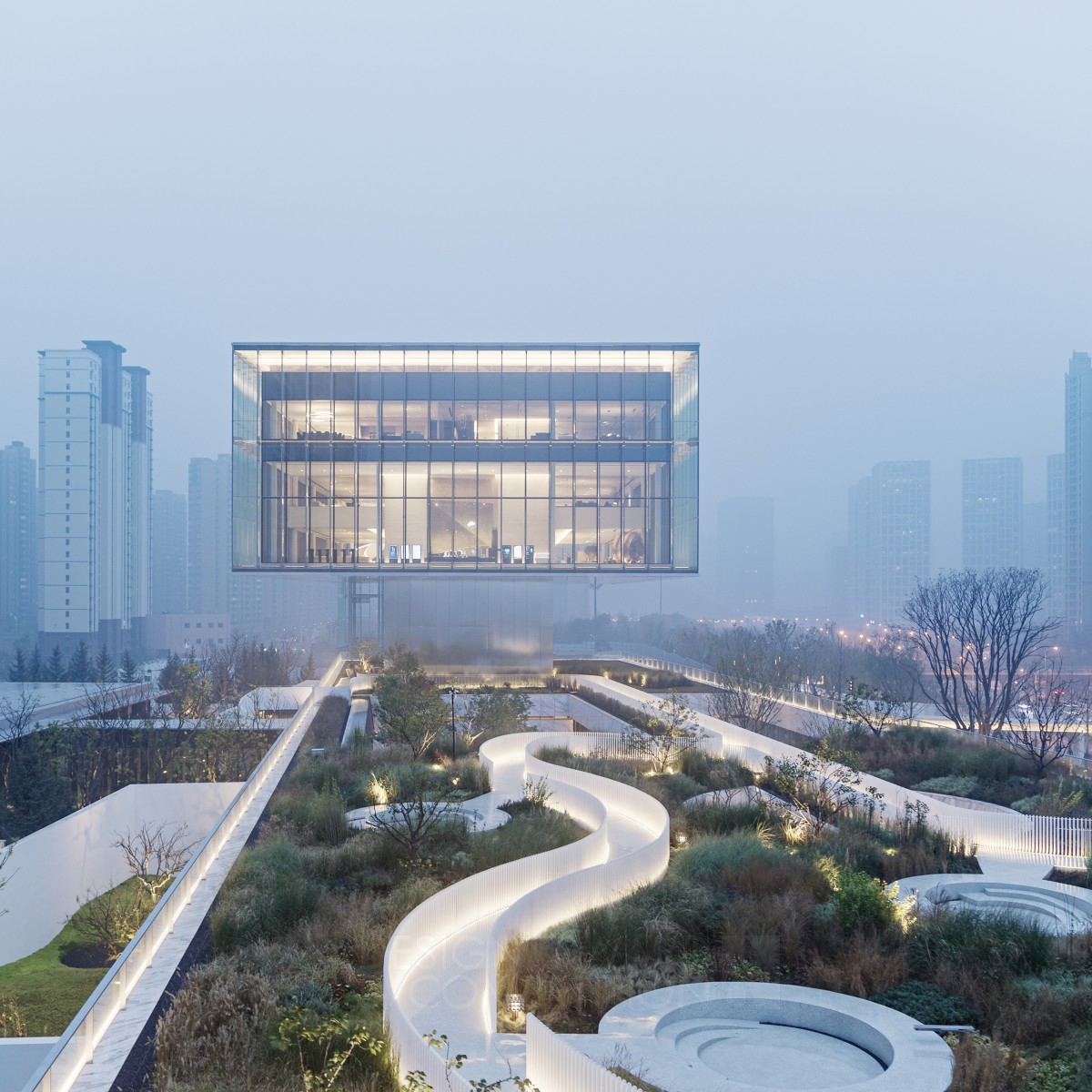 Xi'an Qujiang Art Center Exhibition Hall by Xiaoxia Wang - gad Platinum Architecture, Building and Structure Design Award Winner 2022 