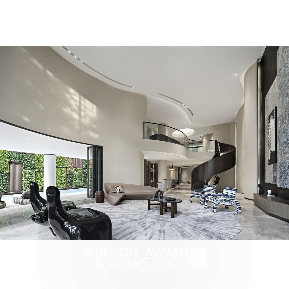 Haikou Jiangshan Villa Residence by Tao Huang and Zhihong Li Iron Interior Space and Exhibition Design Award Winner 2022 