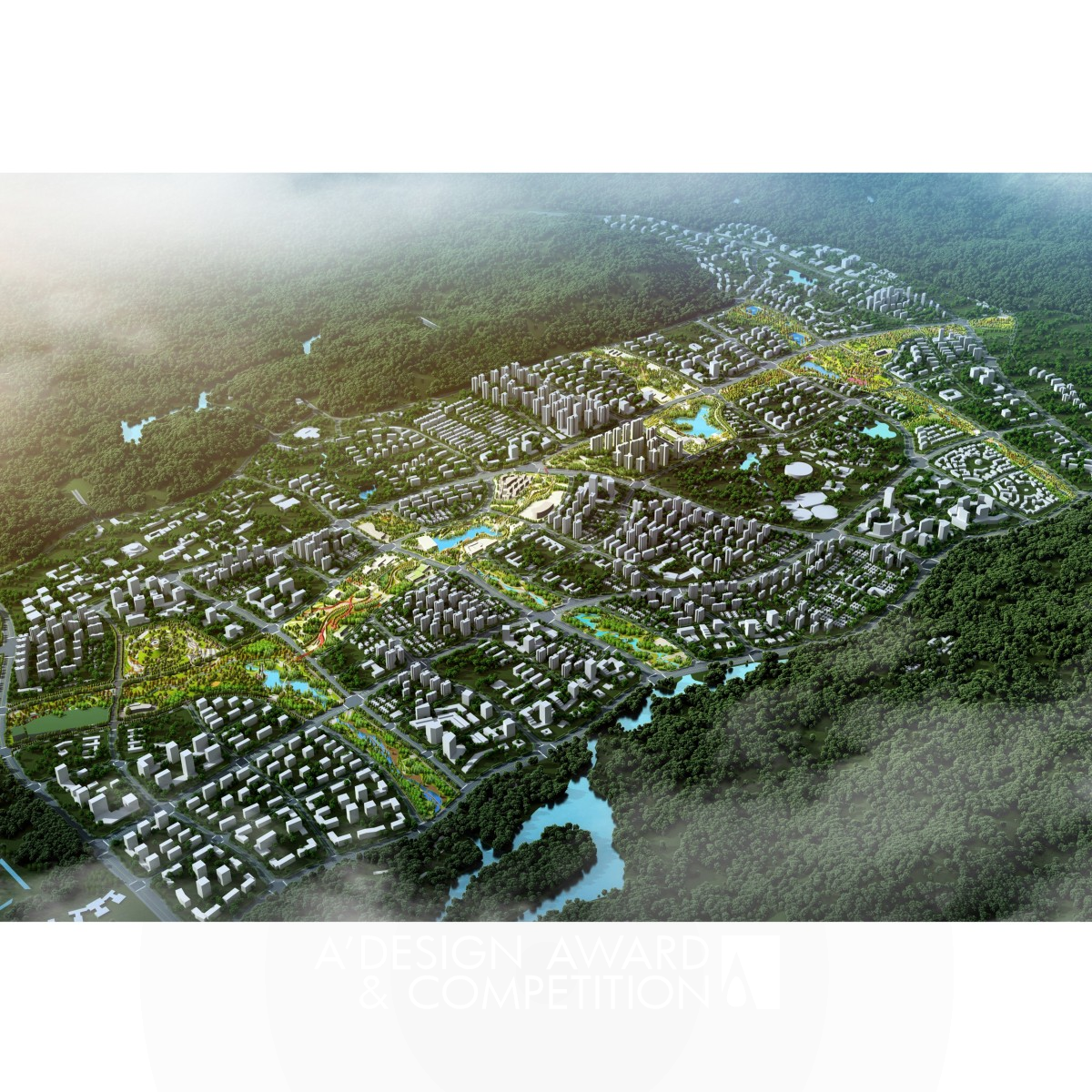 Taiping New City Poetic Emerald Corridor Landscape Planning Design by Jwp Design Studio Bronze Landscape Planning and Garden Design Award Winner 2022 