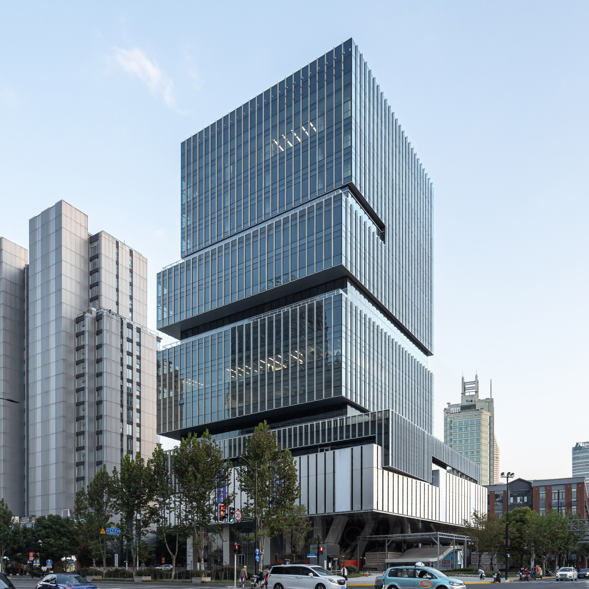 Shanghai Edge Mixed Use Building by Aedas Silver Architecture, Building and Structure Design Award Winner 2022 