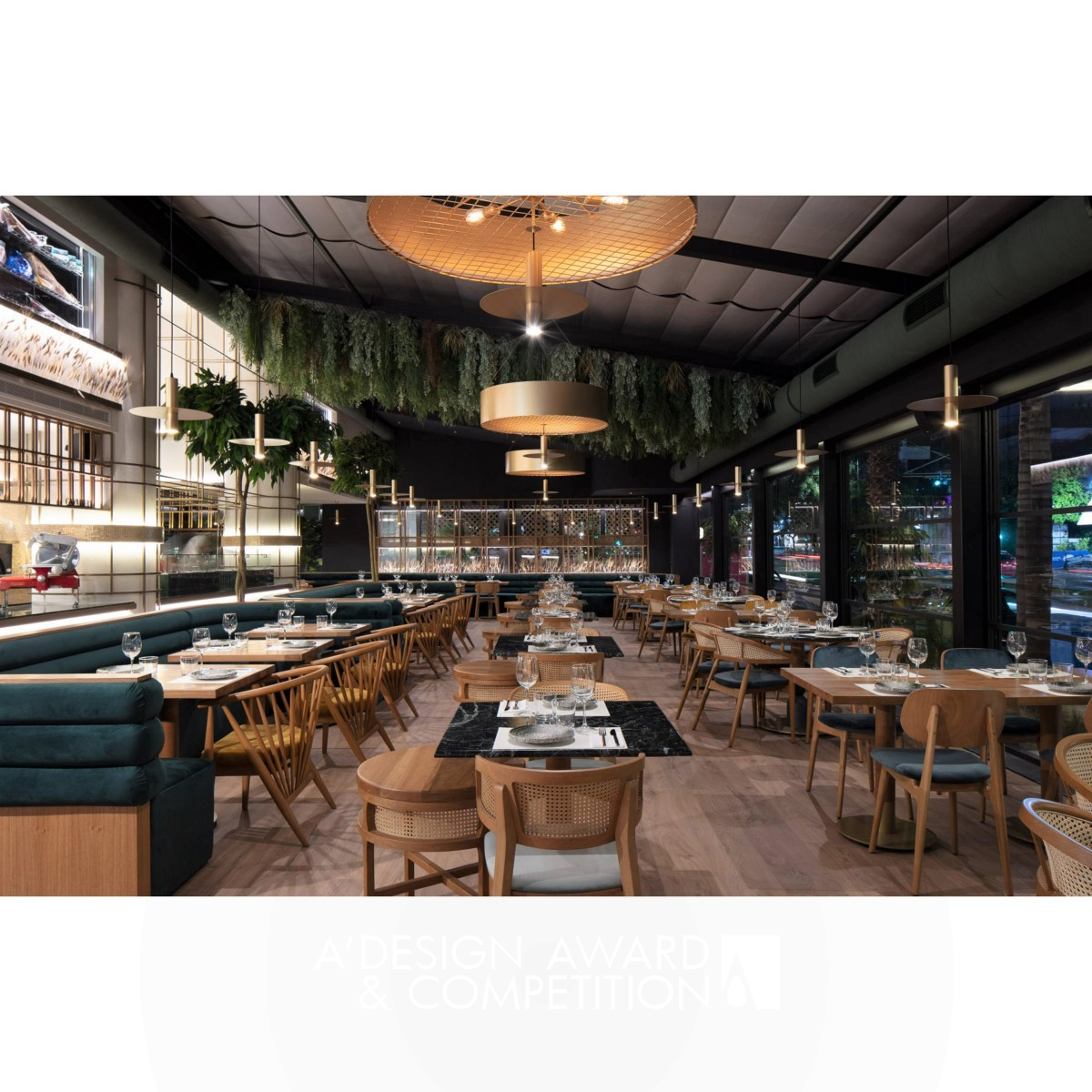 Cavaliere Restaurant by Konstantinos Gkagkos Silver Interior Space and Exhibition Design Award Winner 2022 