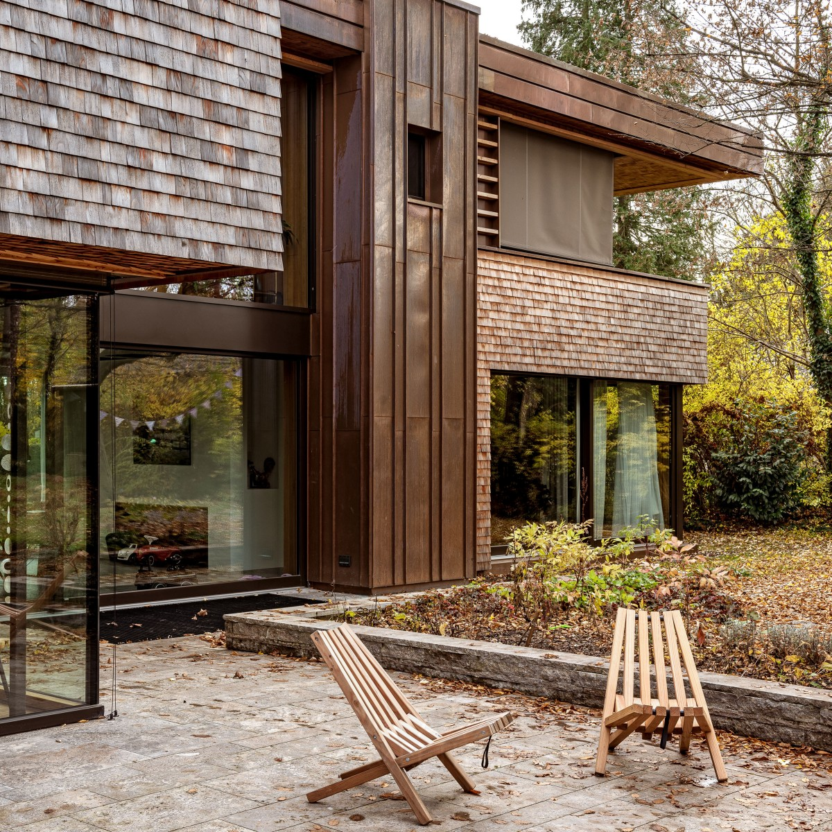 Shingle Residence L011 Residential House by Stephan Maria Lang Silver Architecture, Building and Structure Design Award Winner 2022 