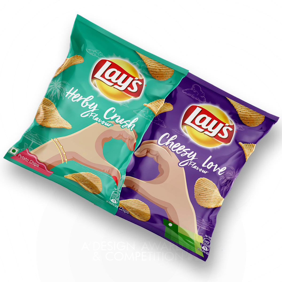 Lay's Love Packaging by PepsiCo Design and Innovation Bronze Packaging Design Award Winner 2022 
