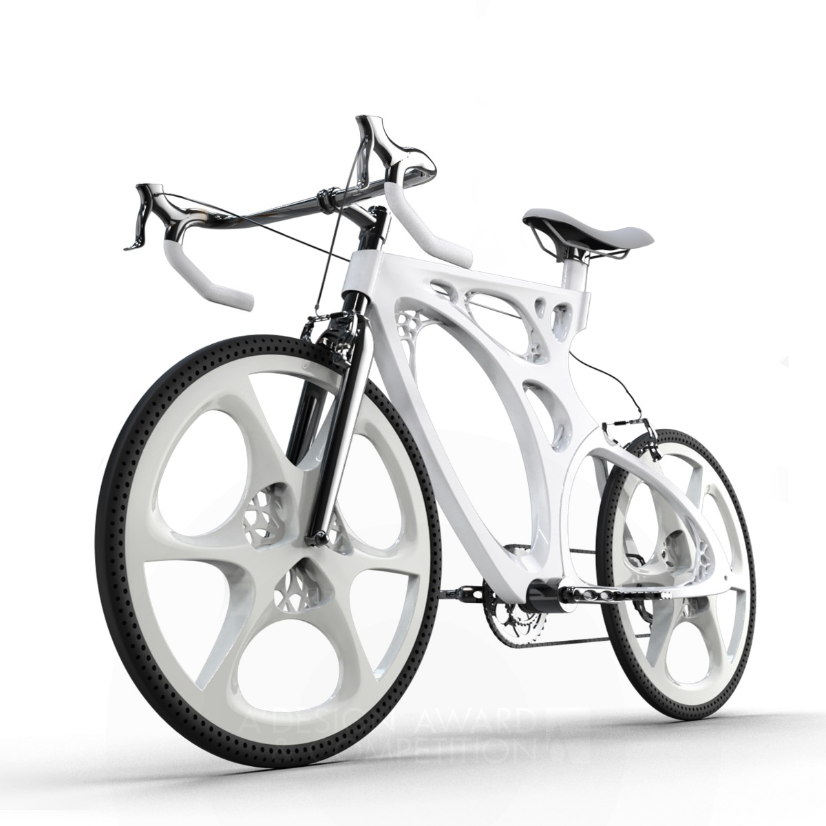 Sprout 3D Printed Bicycle by JunXiang Cheng and Yi Yang Iron 3D Printed Forms and Products Design Award Winner 2022 