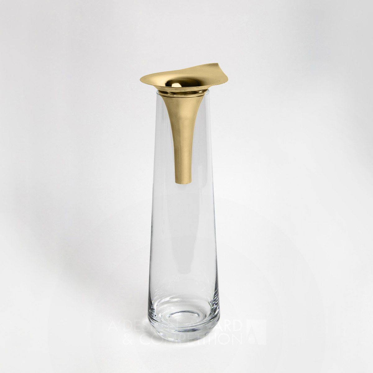 Leaf Tall Vase  by Pierre Foulonneau Bronze Fine Arts and Art Installation Design Award Winner 2022 