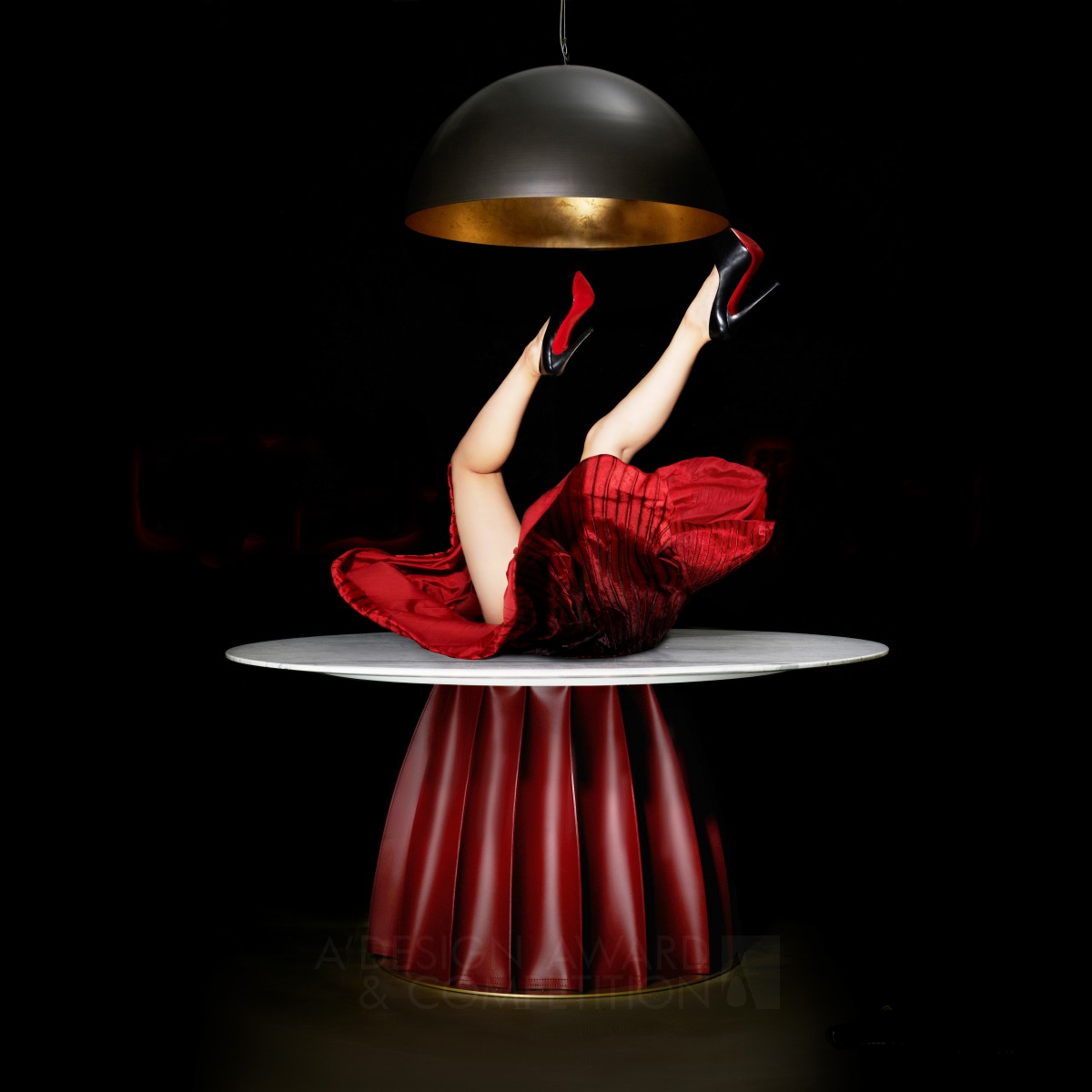 Marilyn Table by Edoardo Petri Silver Furniture Design Award Winner 2022 