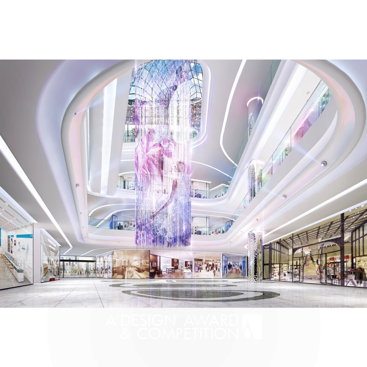 Chengdu Forte Financial Island Retail Design by Geoffrey Morrison Bronze Interior Space and Exhibition Design Award Winner 2022 