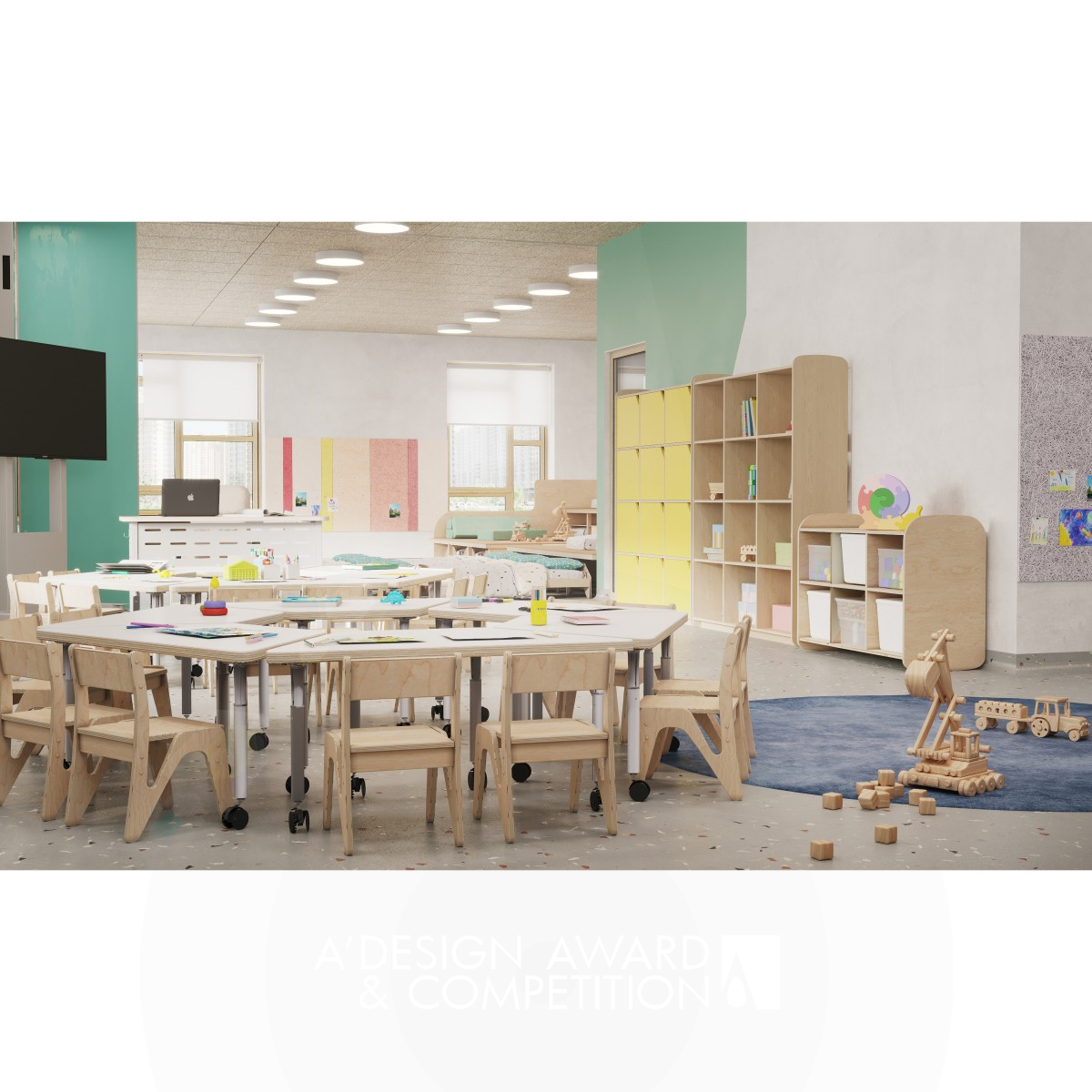 Kaleidoscope Kindergarten by Edudesign Iron Interior Space and Exhibition Design Award Winner 2022 