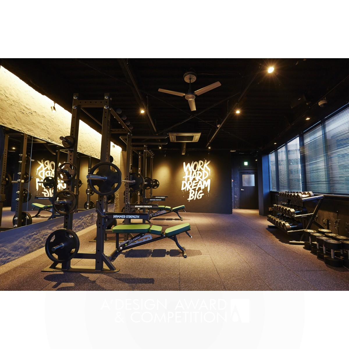 Impact Performance Fitness Studio by Shunsuke Ohe Iron Interior Space and Exhibition Design Award Winner 2022 