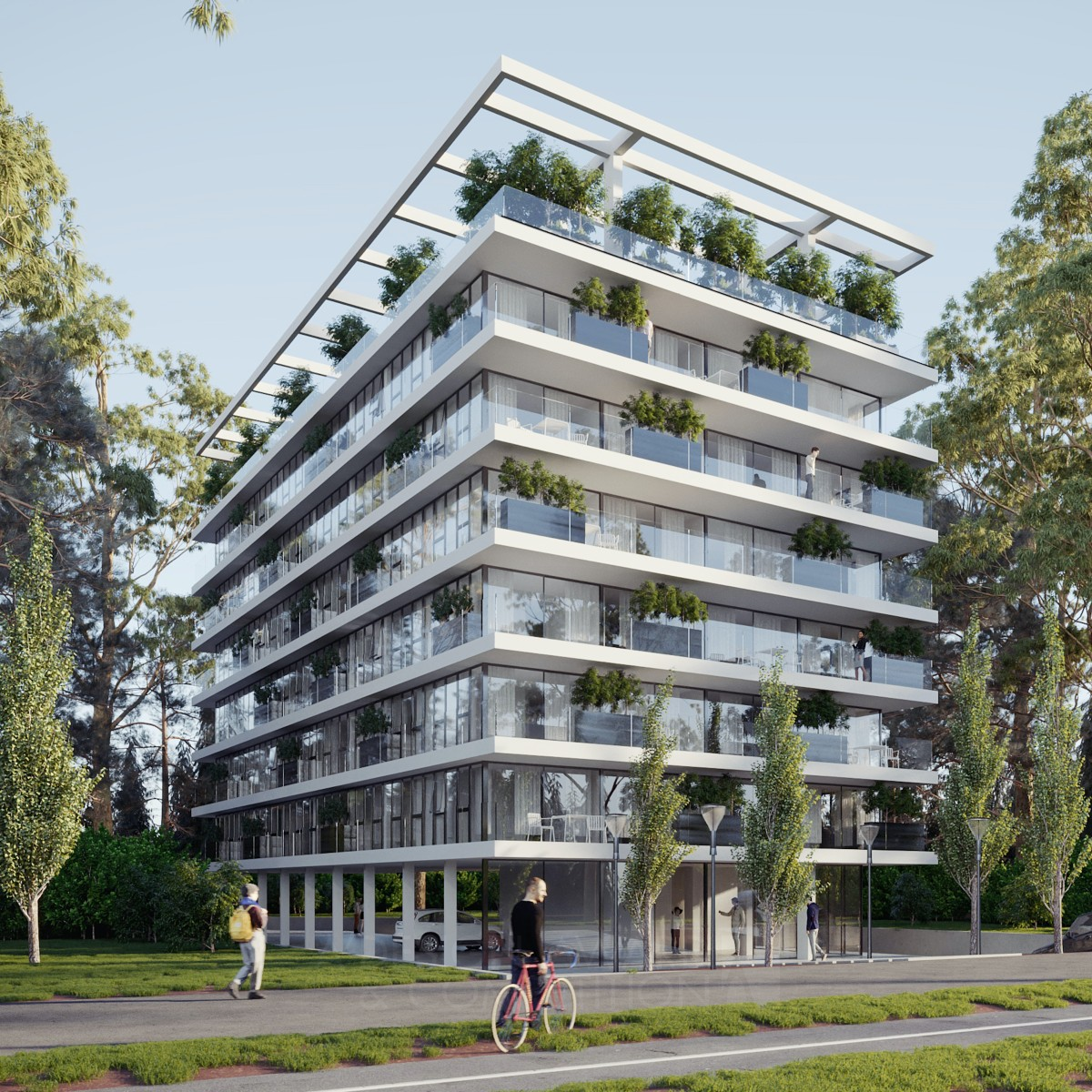 Otto Uno Residential Building and Social Housing by Natalia Ottonello and Ian Guevara Bronze Architecture, Building and Structure Design Award Winner 2022 