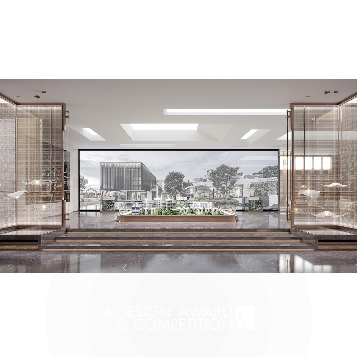 Kylin Palace Sales Center by Zhuye Xu Bronze Interior Space and Exhibition Design Award Winner 2022 