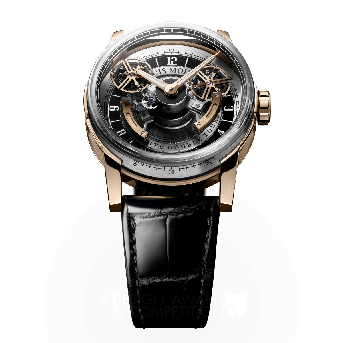 Astronef Double Tourbillon Watch by Jean-Marie Schaller Golden Jewelry Design Award Winner 2022 