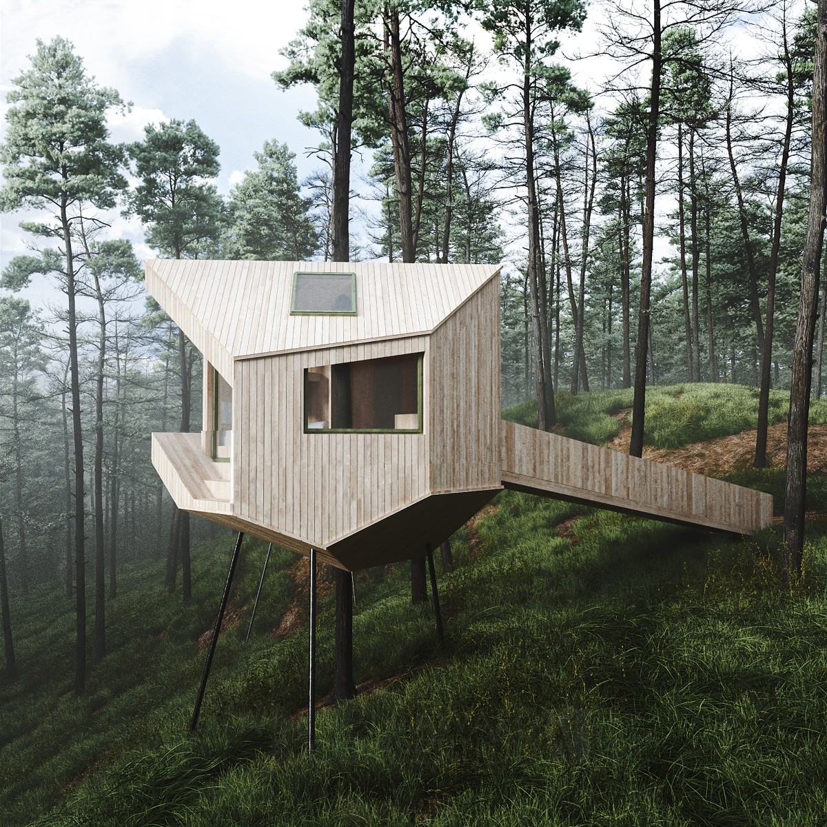 Trekronaa Tiny Cottage by Manuela Hardy Bronze Architecture, Building and Structure Design Award Winner 2022 