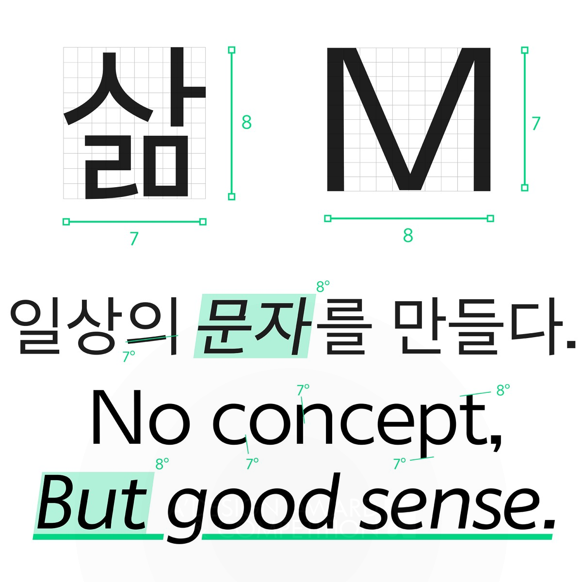 87MM Ilsang Font Design by Sunghoon Kim Iron Graphics, Illustration and Visual Communication Design Award Winner 2022 