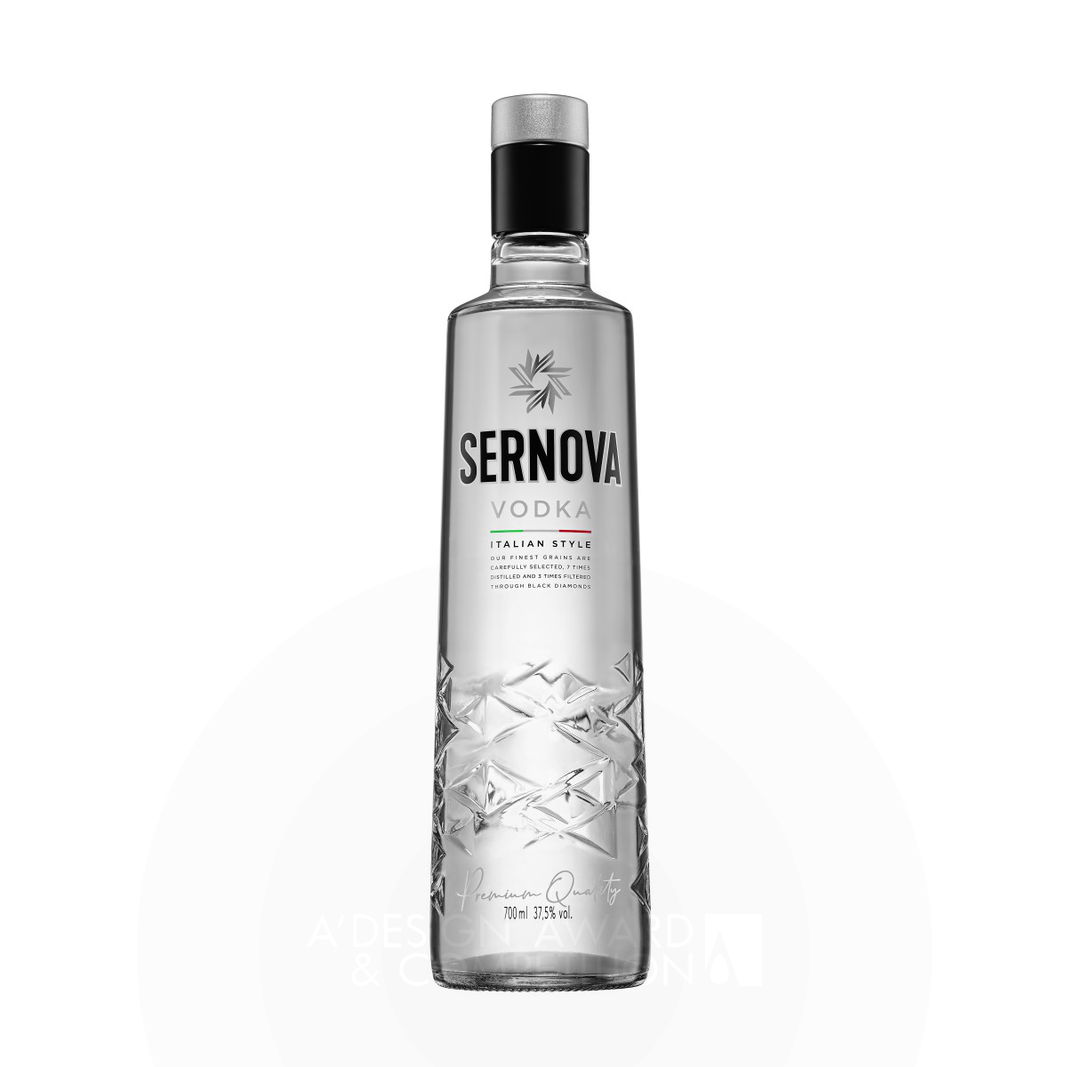 Sernova Vodka Packaging and Graphic by Tridimage Silver Packaging Design Award Winner 2022 
