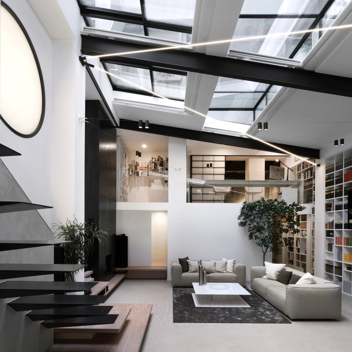 Borromei Loft Residential by Barbara Fassoni Architects Silver Interior Space and Exhibition Design Award Winner 2023 