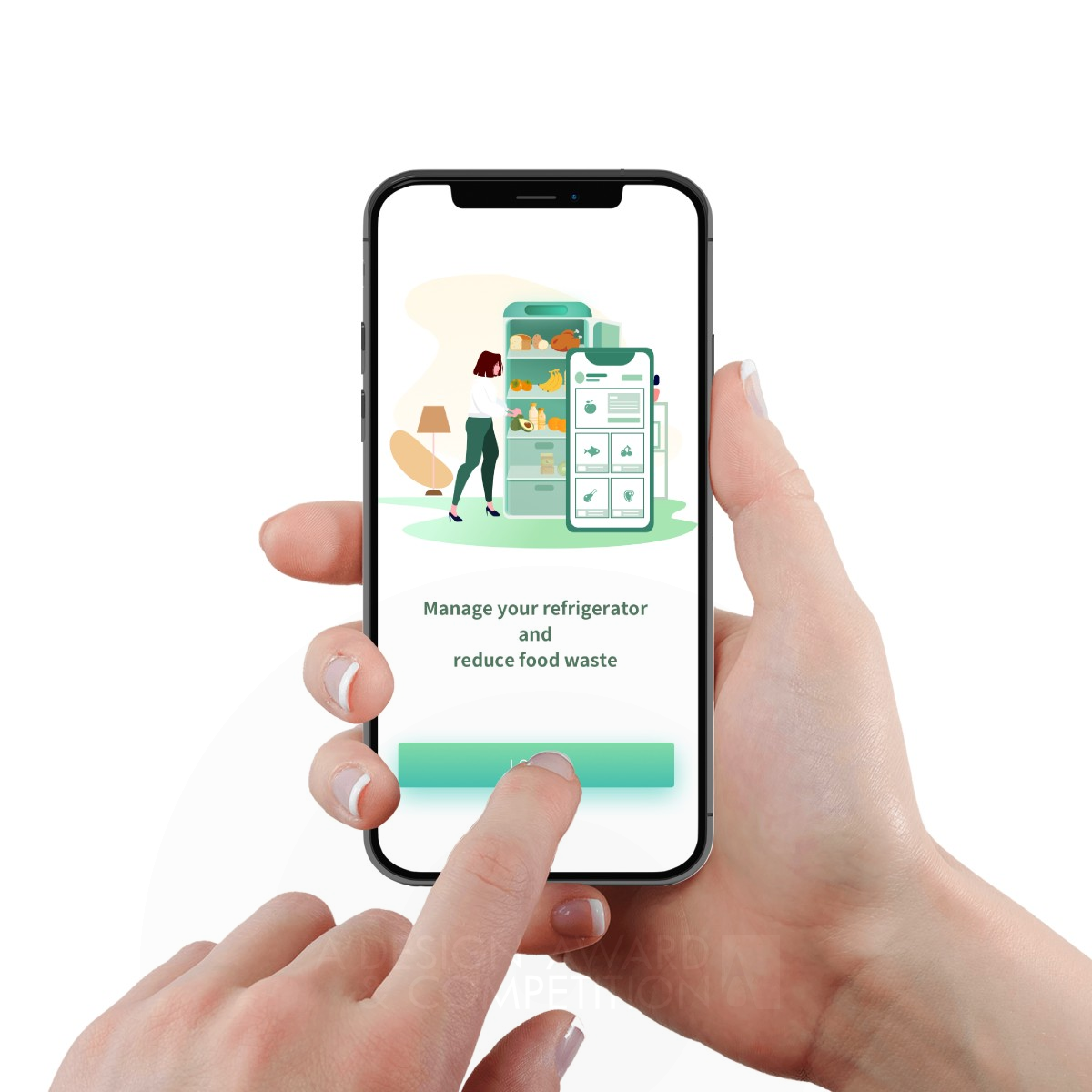 Fresh Mobile Application by Deyin Zhang Iron Sustainable Products, Projects and Green Design Award Winner 2022 