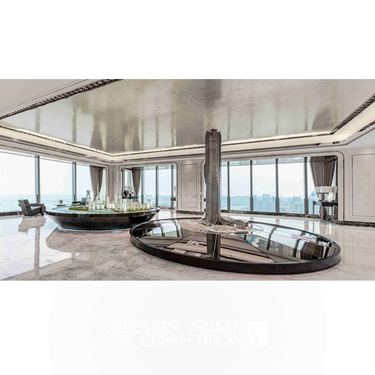 One Hengqin-Macao Bay Sales Center by Ocean Luo Bronze Interior Space and Exhibition Design Award Winner 2022 