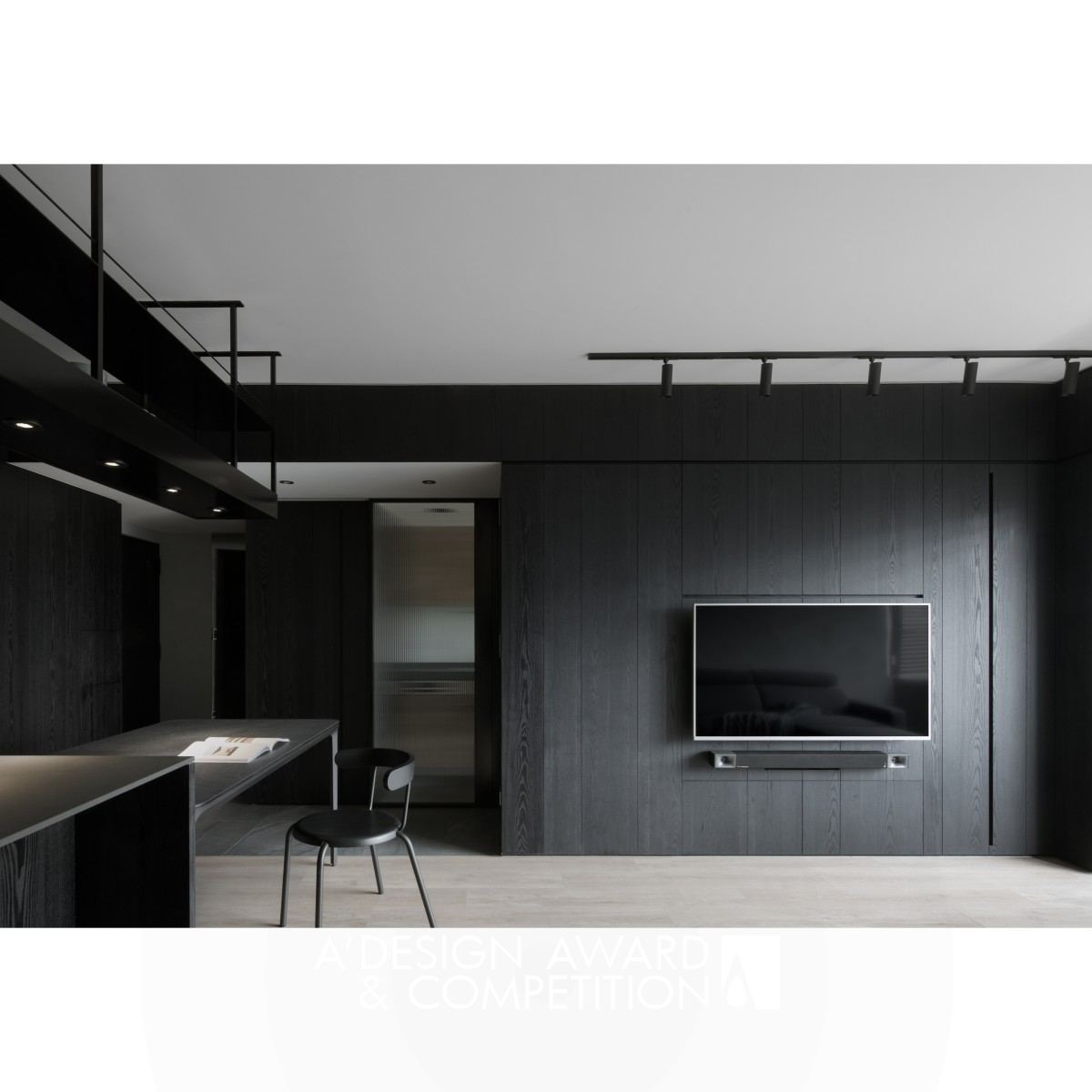 Shades of Ink Residential  by Studio One Iron Interior Space and Exhibition Design Award Winner 2022 