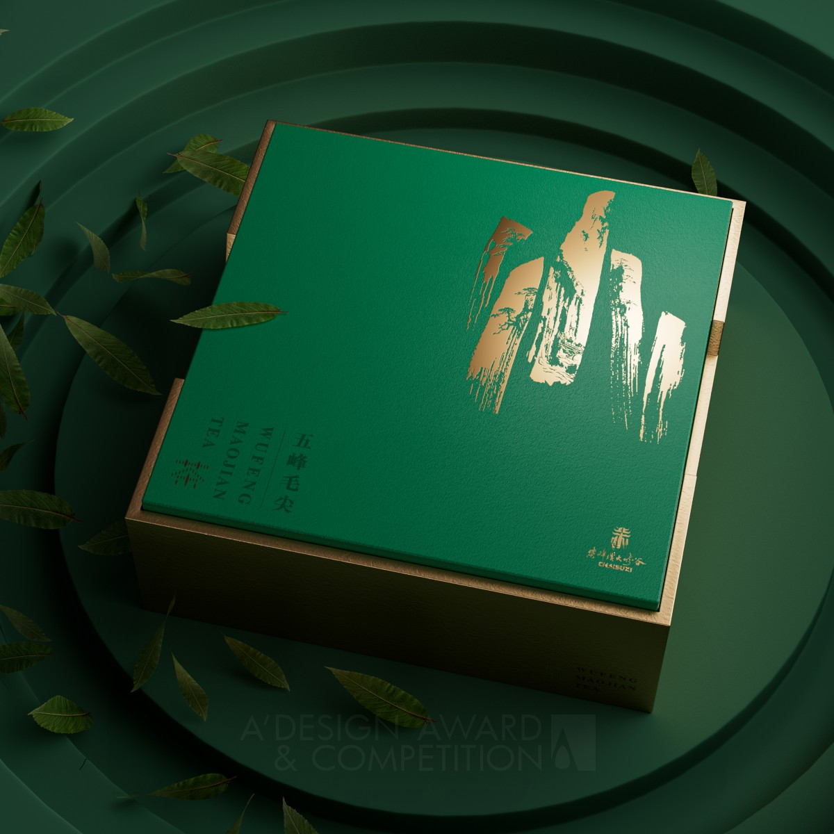 Alpine Sprout Green Tea Packaging by Jie Yang Bronze Packaging Design Award Winner 2022 