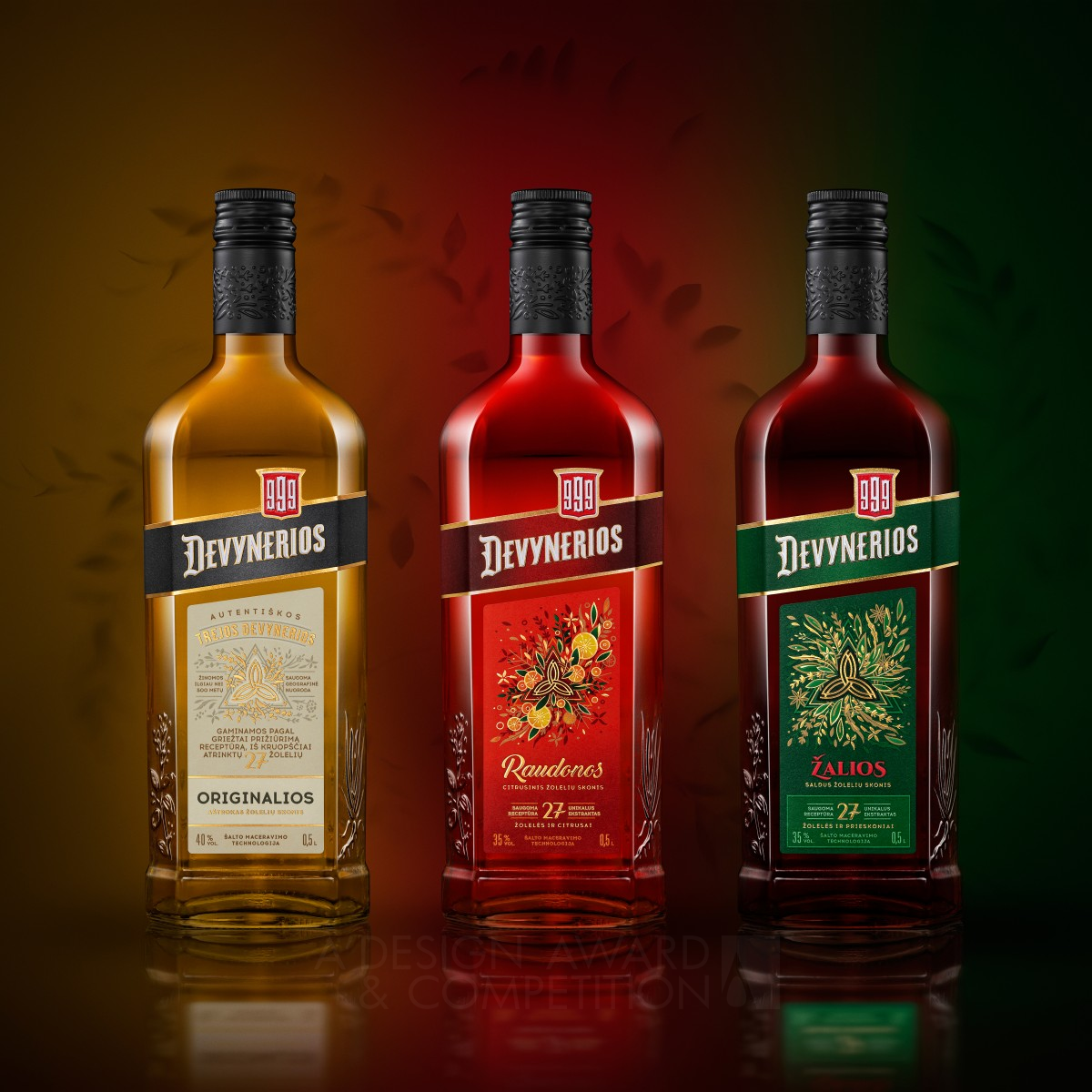 Devynerios Labels by Asta Kauspedaite Silver Packaging Design Award Winner 2022 